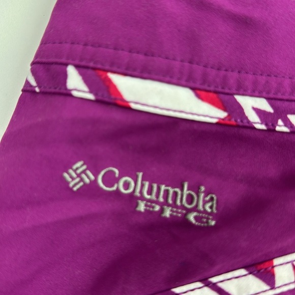 Columbia PFG Women's Purple Columbia Swim Board Shorts - Picture 7 of 13